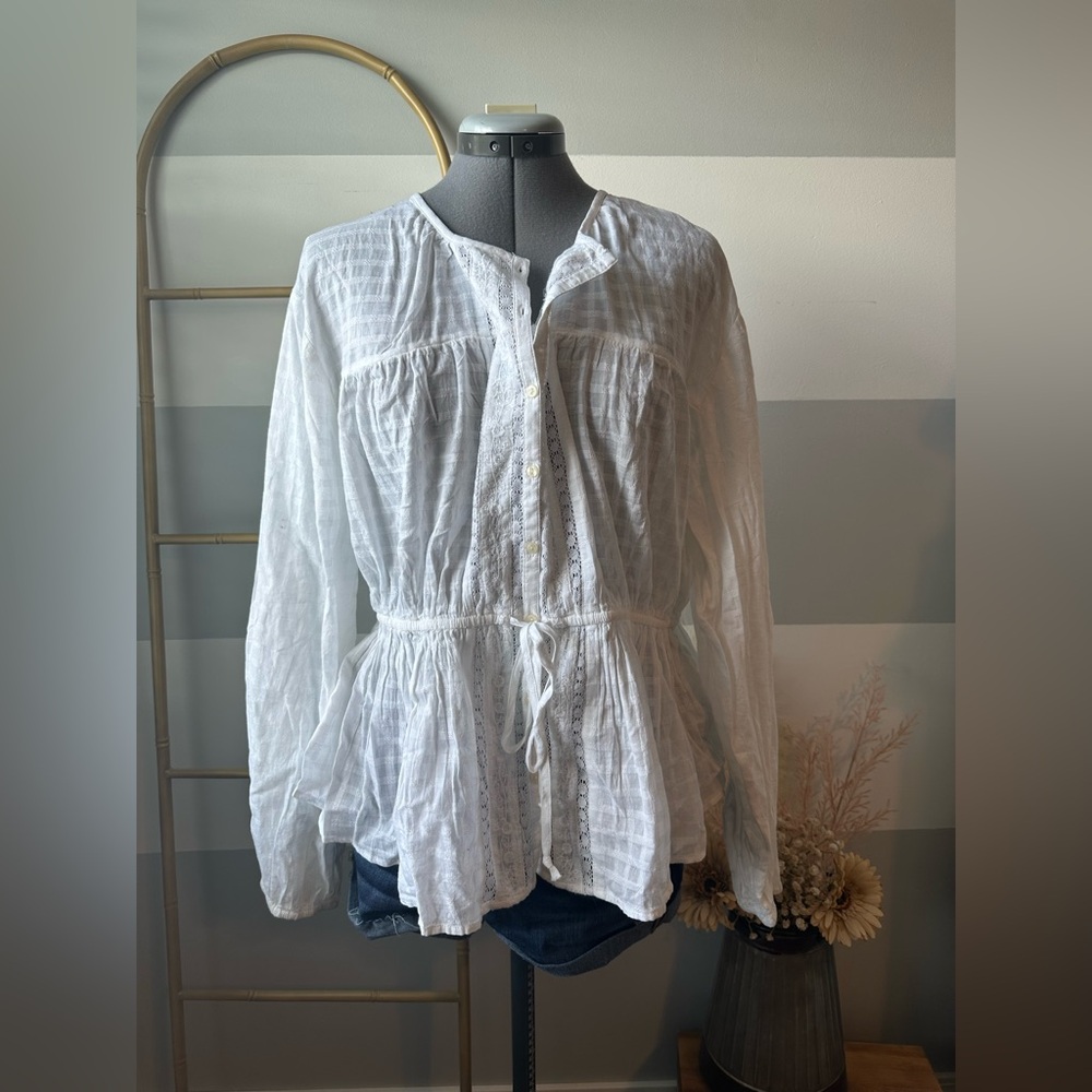 American Eagle Outfitters White Blouse